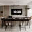 Black Rectangular Solid Wood With 3 Drawers Desks-108739200