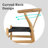 26″ Seat Height Counter Stool – Fully Assembled Farmhouse Wood Chair with Dark Espresso Woven Y‑Back Seat, Solid Beech Frame, 250 lb Capacity-1020505724