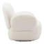 Chaise pivotante blanche