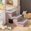 Escalier pour chien avec fenêtre