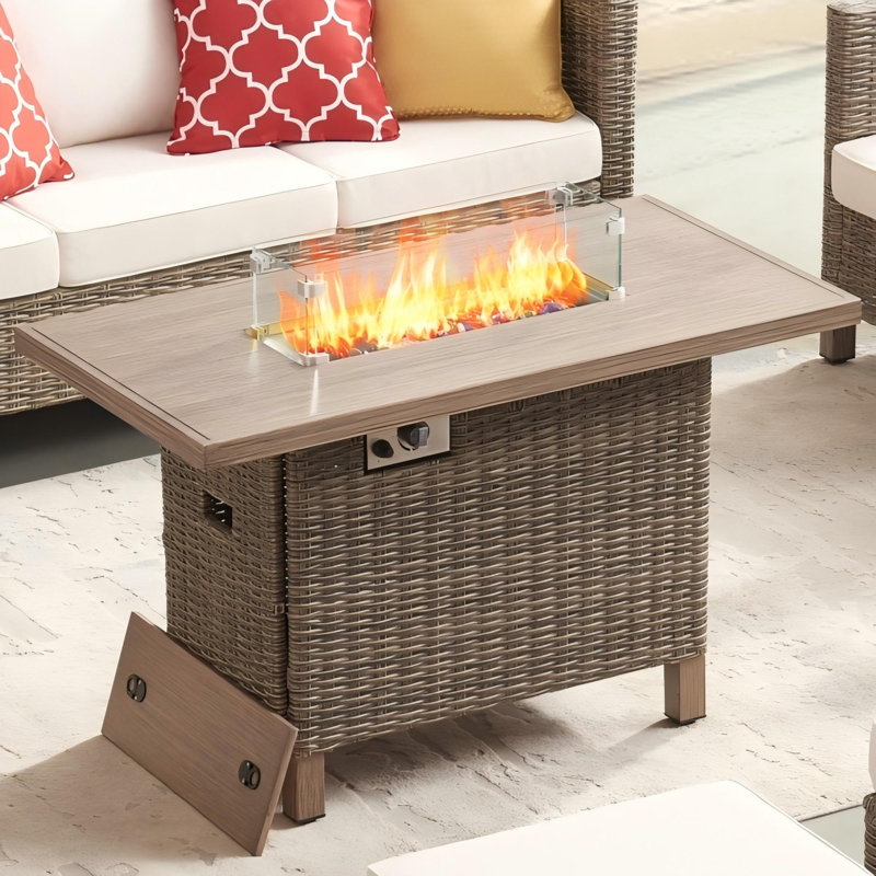 45" Propane Gas Fire Pit Table