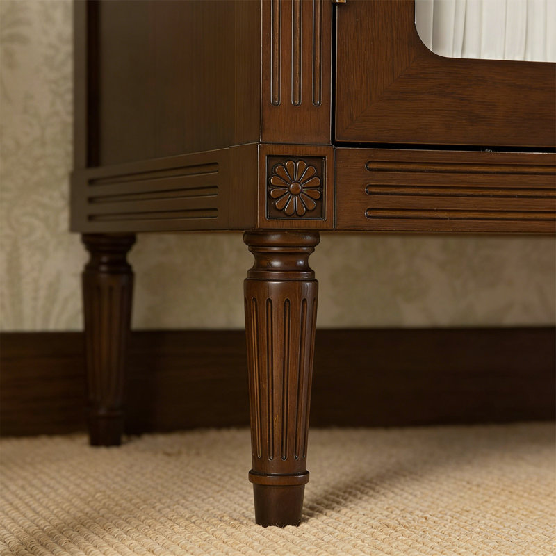 American-style  vintage  sideboard, Dark Brown