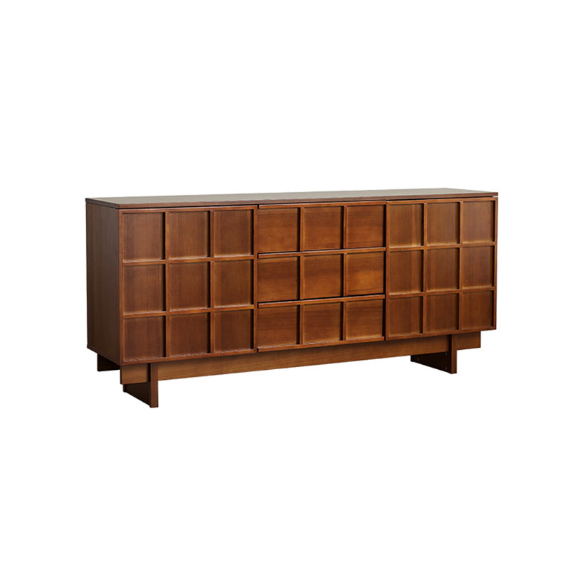 High Appearance Level Accent Cabinet 69.3'' Solid Wood Sideboard
