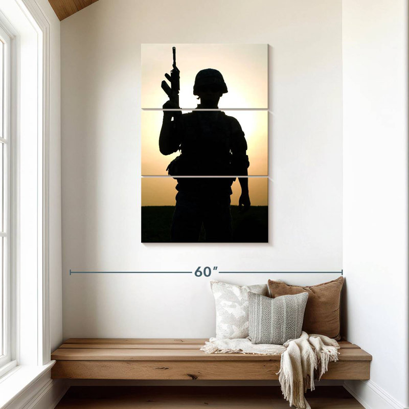 USA Soldier Silhouette