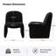 Rikako Mid-century Side Chair with Hardwood Legs-27478315
