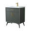 Lalena 30'' Single Bathroom Vanity with Ceramic Top-230172428