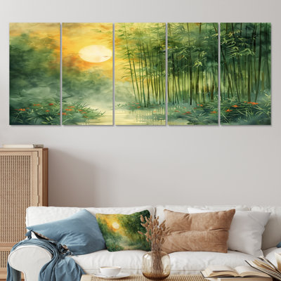 Bensville - Bamboo Wall Art Print Set