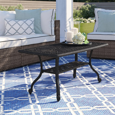 Lebanon Rectangular Outdoor Coffee Table , 42 " W 21 " D