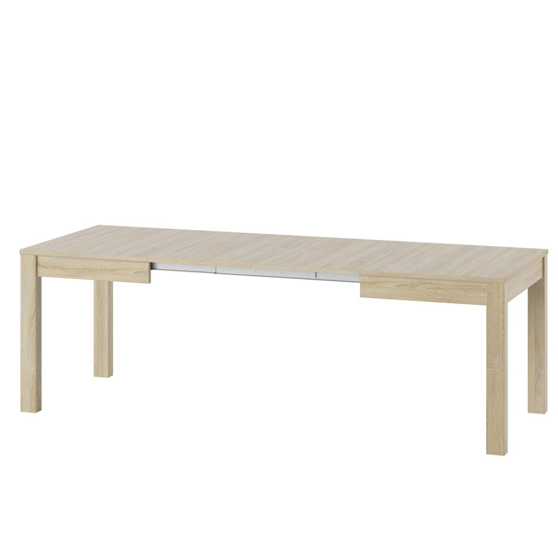Nahomy Rectangular 130-280cm L x 85cm W, Sonoma Oak