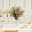 Bouquet de fleurs séchées, 17 po de fleurs de pampa séchées, décor d'eucalyptus lavande, arrangements floraux pour la décoration de bureau à domicile, centres de mariage