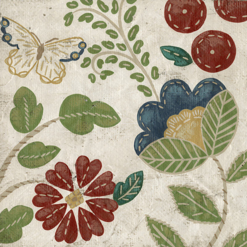 Valentine Tapestry II by Chariklia Zarris - Wrapped Canvas Print, 30cm H x 30cm W x 3.8cm D