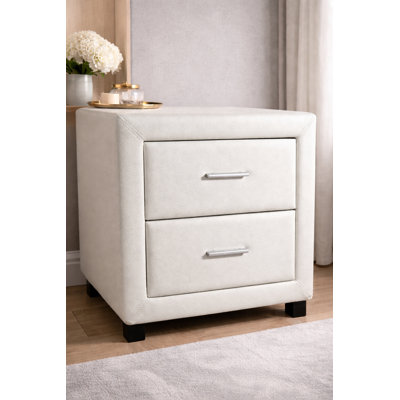 Cameno 47cm W Manufactured Wood Bedside Table