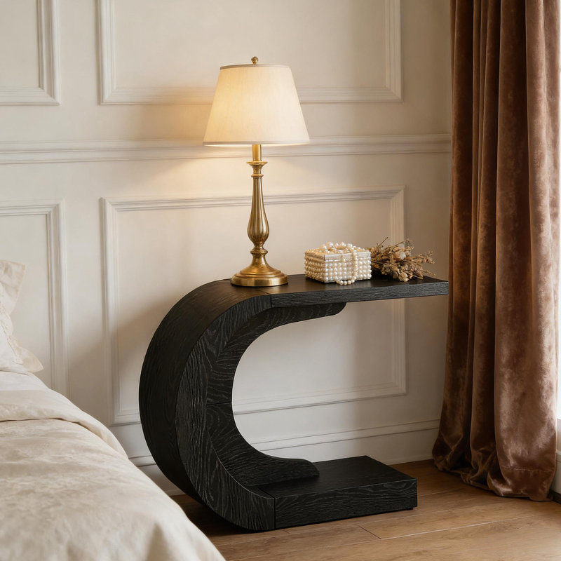 Stylish Hallway Table,Console Table,C-Shaped Accent Table
