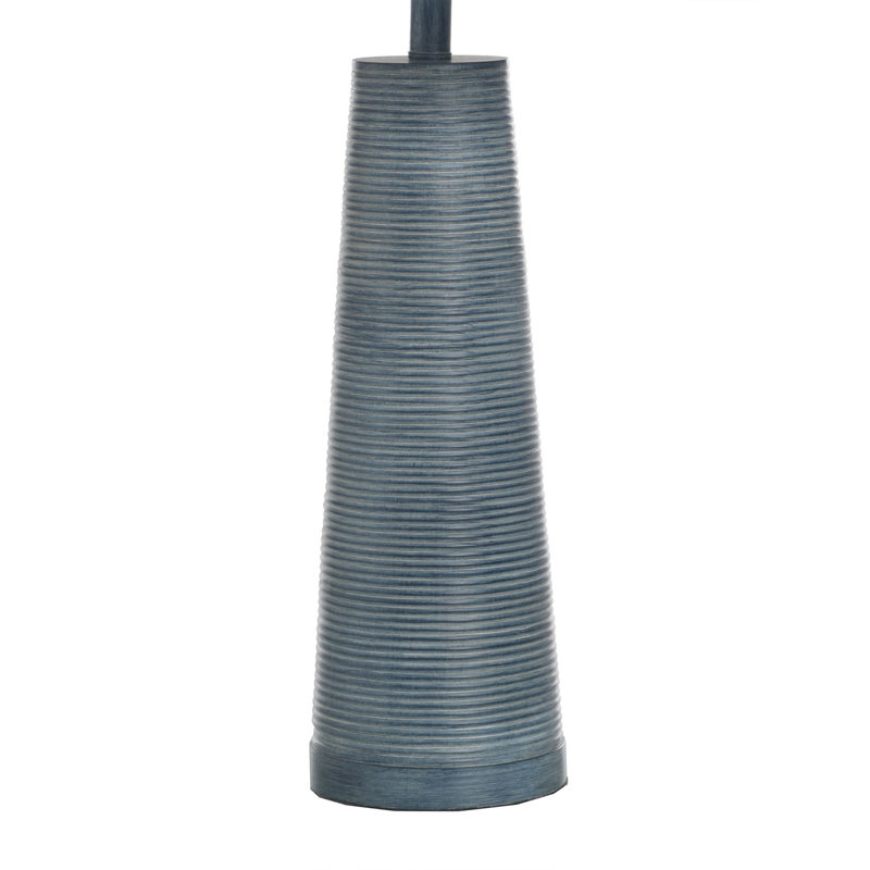 Bolte Resin Table Lamp, Denim Washed