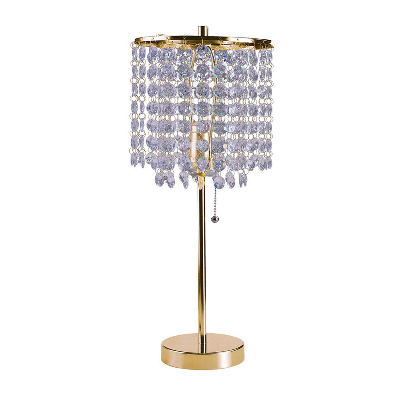 Lampe de chevet Mclea, Silver, 20.25'' H x 8'' W x 8'' D