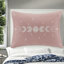 Ensembles de literie en velours luxueux, polyester rosé avec motif matelassé moderne
