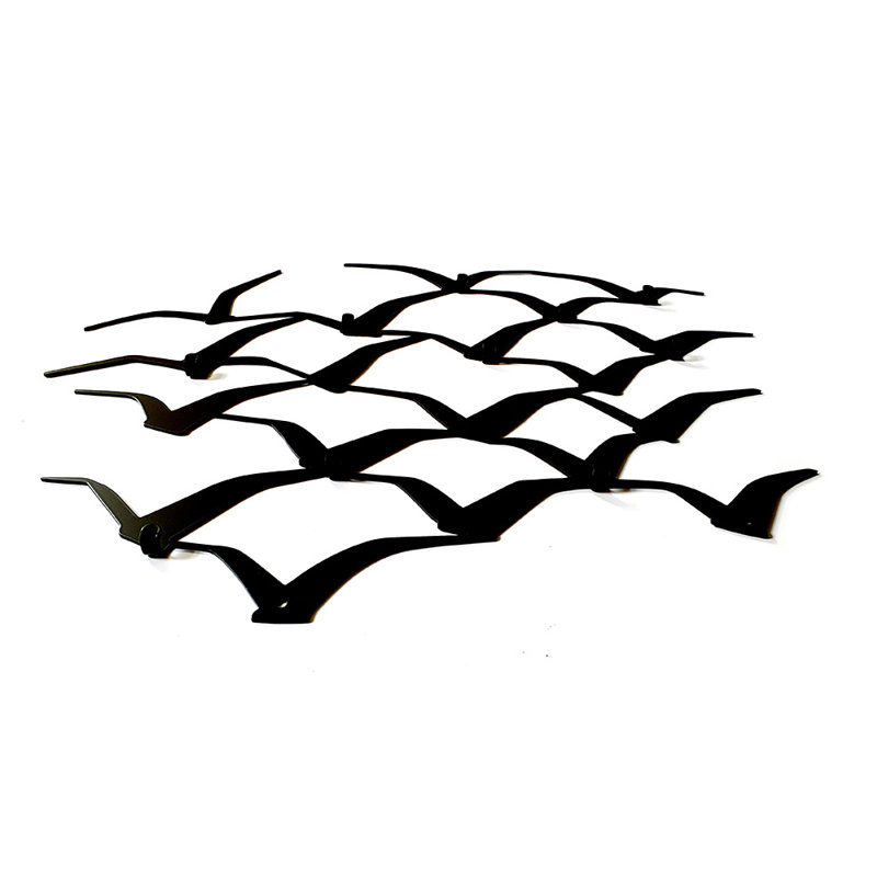 Neher Steel Wall 10 - Hook Wall Mounted Coat Rack
