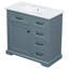 Meuble-lavabo 36 po avec lavabo, lavabo en céramique, 2 tiroirs basculants, charnières de porte à fermeture en douceur-115672173-115672172