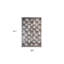 Tapis abstrait brun et beige 5 pi x 8 pi