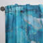 Turquoise Luxury Abstract Fluid Art I - Modern Curtain Panels-71797820