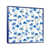 Toile encadrée bleu