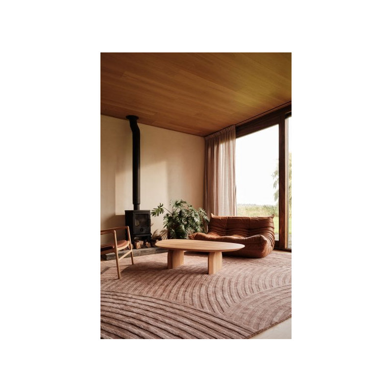 Sono Salmon Area Rug, Rectangle 12' x 18'