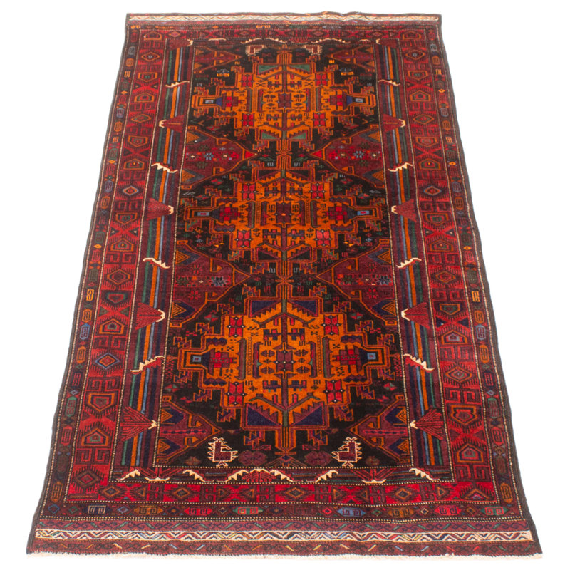 Tapis bourgogne Teimani 3 pi 7 po x 7 pi 10 po