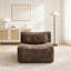 Compression Wave Sofa Chair, Convertible Floor Sofa Bed, DIY Boneless Modular Sectional Sofa, No Assembly Required, Rabbit Velvet Fabric-1482810411