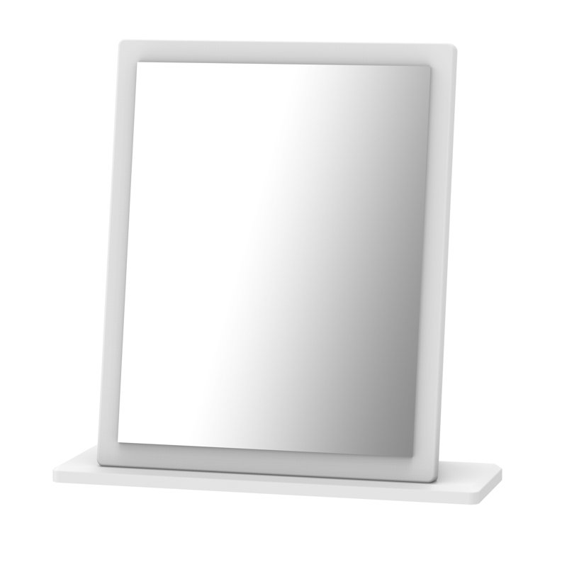 Fully Assembled Cultrera Dresser Mirror, White