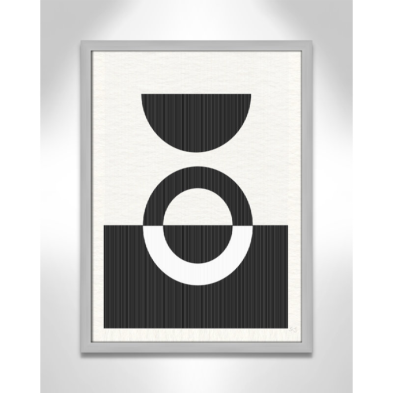 Eclipse III, 23" H x 17" W x 0.75" D, Matte Silver Framed