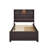 Wood Platform Bed With Bookcase Headboard-1261763875-1261763903