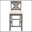 Tabouret de bar gris et kaki clair Barn (ensemble de 2)