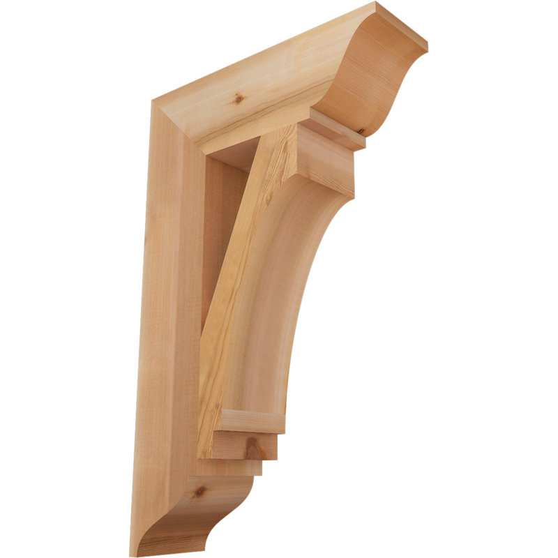 Support impérial traditionnel, H 32 po x l 5,5 po x P 20 po, Cèdre rouge de l'Ouest (lisse)