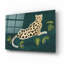  «Lethargic Leopard 1» par Alicia Longley, art mural en verre acrylique, 16 po x 12 po