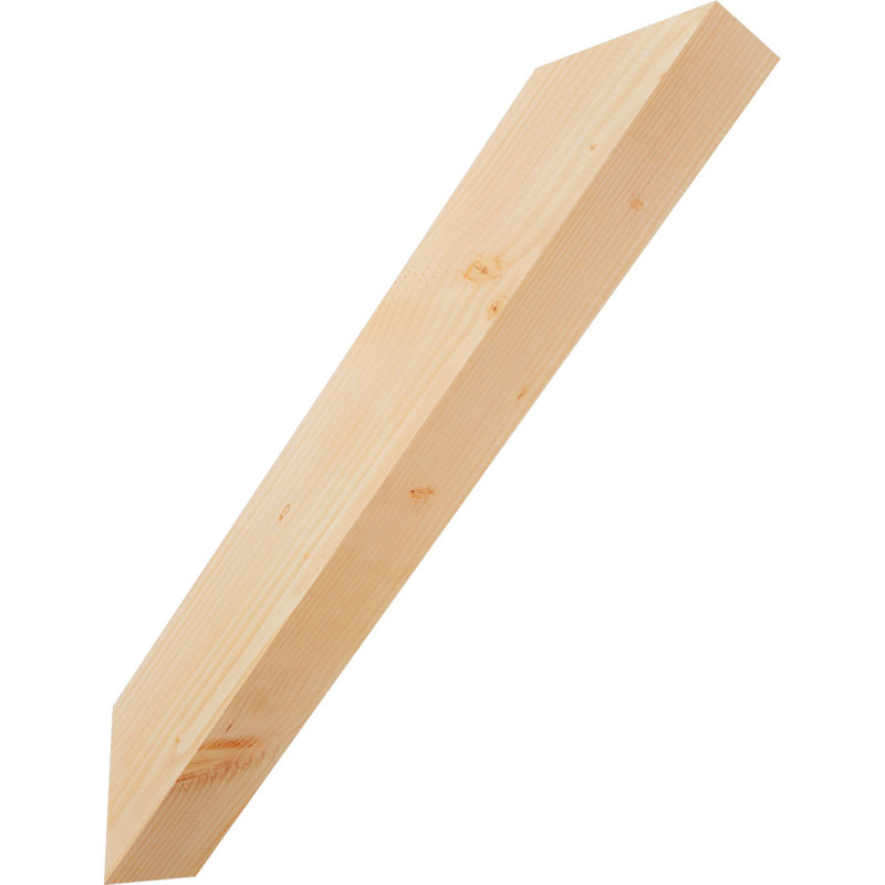 Attelle de genou traditionnelle, H 32 po x l 5,5 po x P 32 po, Douglas (lisse)