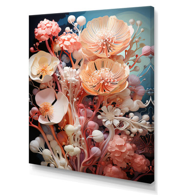 Marine Underwater Coral Elegance II - Coral Wall Art