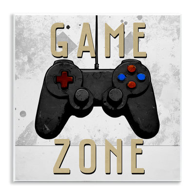 Game Zone Control Wall Plaque, design by Kim Allen