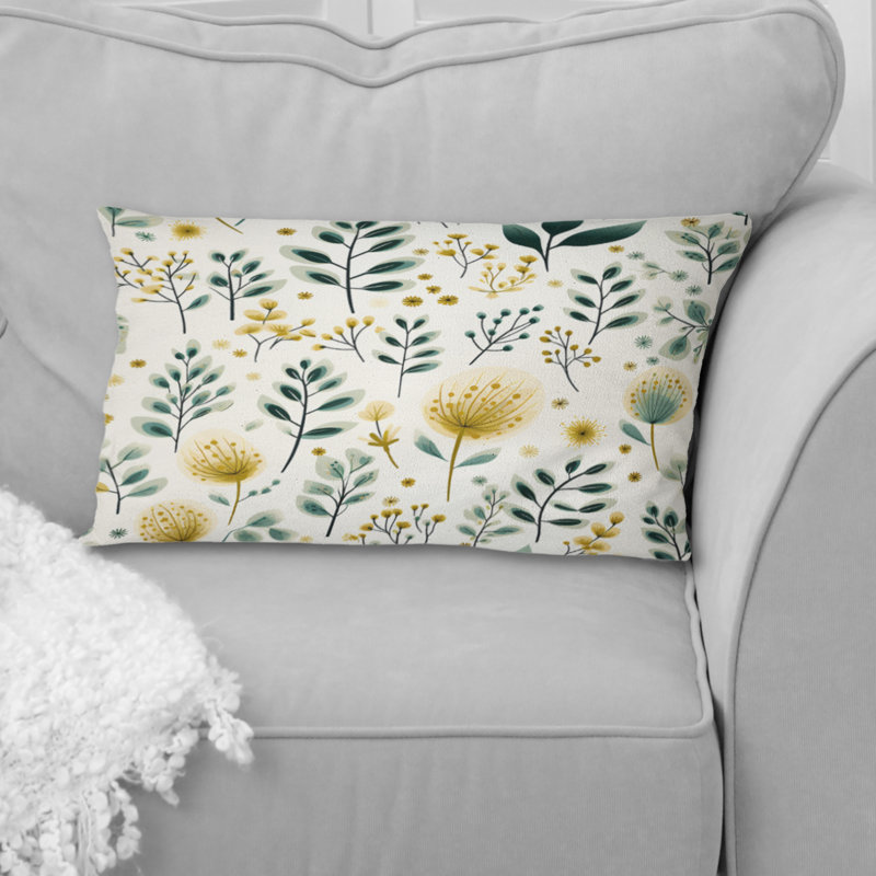 Floral Throw Pillow
