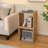Bedside Table Set Of 2, Stackable Cube Storage Organizer With Anti-Tip Device