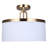 Bodell 3 - Light Gold Drum Pendant