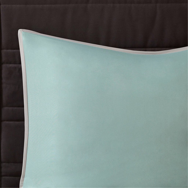 Ensemble d'édredon 8 pièces écume de mer / grand gris, Édredon grand + 7 articles supplémentaires, Multi-couleur