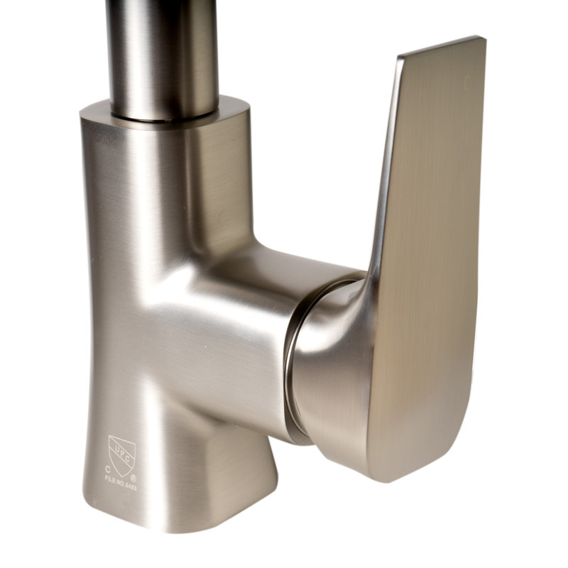 Alfi Brand Pull Down Kitchen Faucet, Brushed Nickel