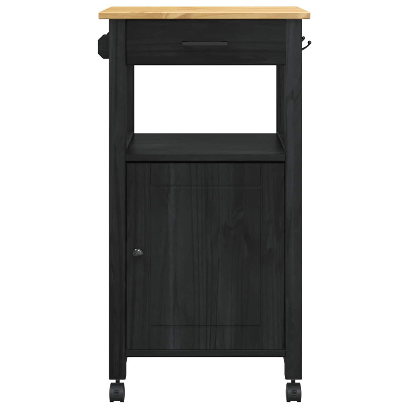 Solid Wood Bar Cart