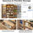 Aubriona 72" Rattan Kitchen Pantry, Versatile Large Cabinet with 2 Rattan Doors Drawer and Shelves