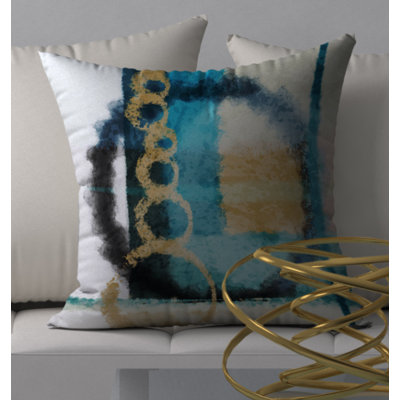 Housse de coussin décorative carrée et insert Coy