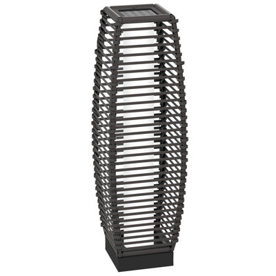 Lampe de plancher solaire d'extérieur Outsunny