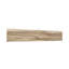 Panneau de bois modeste 72 po, brun