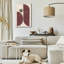 Ivy Bronx «Modern Shapes» par Wellington Studio, art mural en verre acrylique, 24 po x 36 po-1017510523