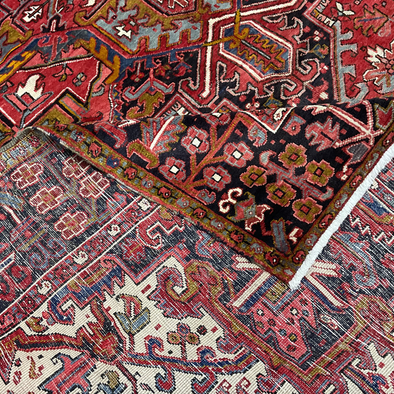 HERAT ORIENTAL Handmade Heriz Wool Rug