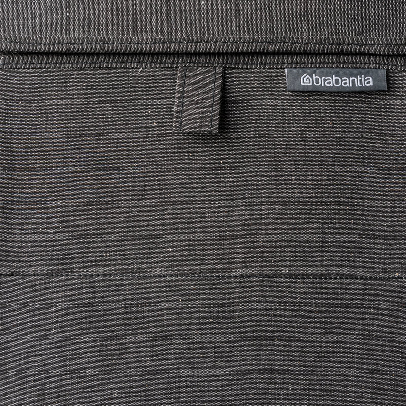 Brabantia Stackable Laundry Hamper 9.2 Gallon, Pepper Black